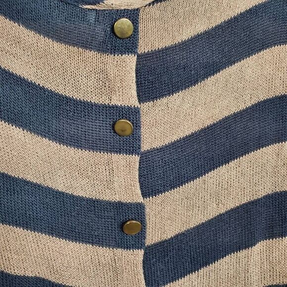 Charming Charie Size XS Stripe 3/4 sleeve Top - Picture 6 of 8